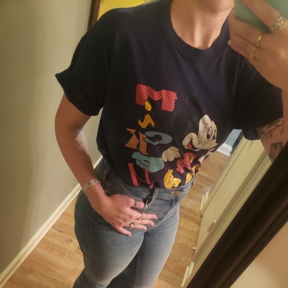 Vintage 90s Mickey Mouse Disney Tshirt Florida Tee - Picture 6 of 7